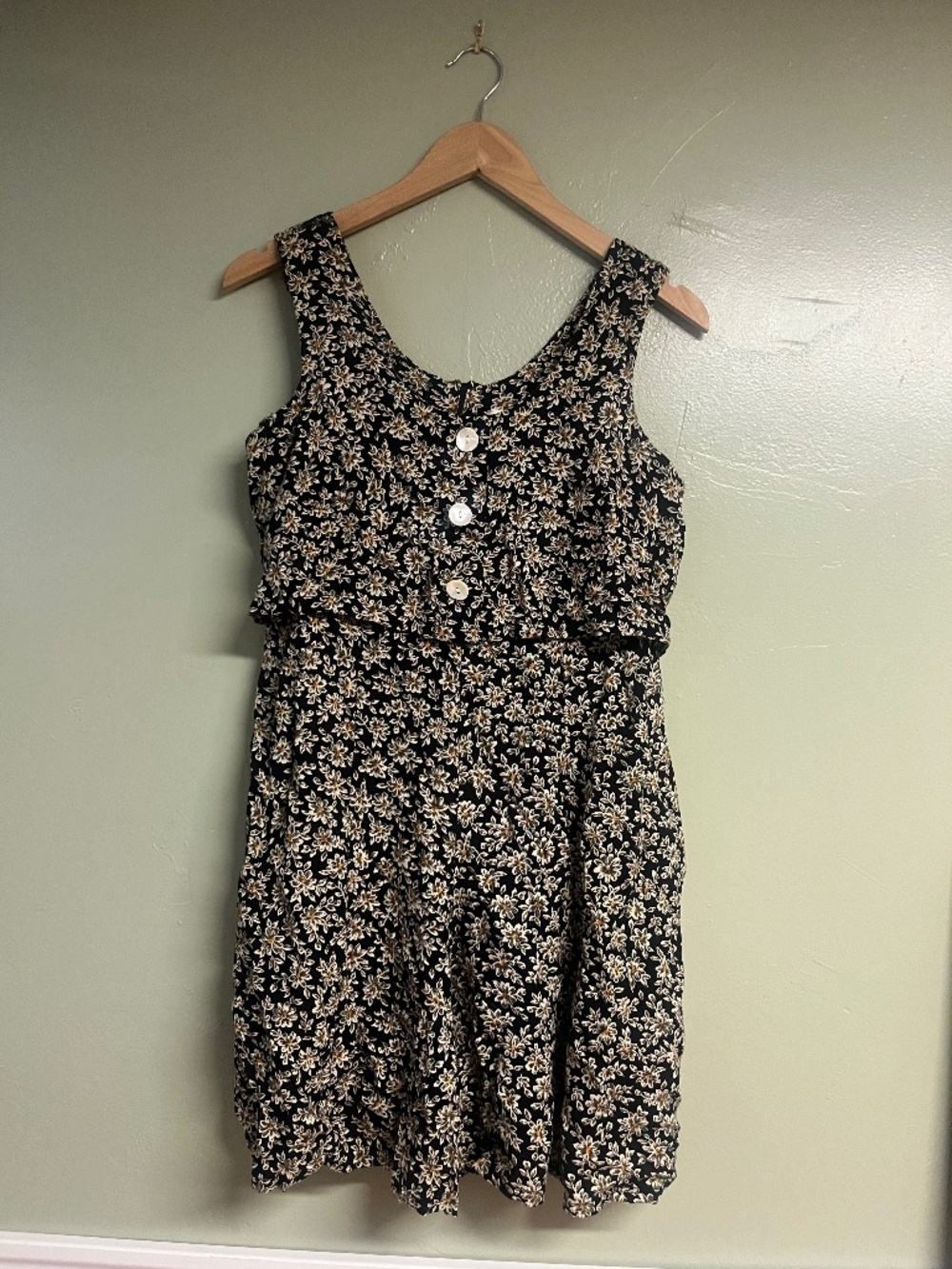Black floral jumper